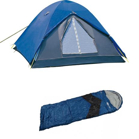 Kit Barraca Fox para 3 Pessoas + Saco de Dormir Viper Azul - Nautika é boa?