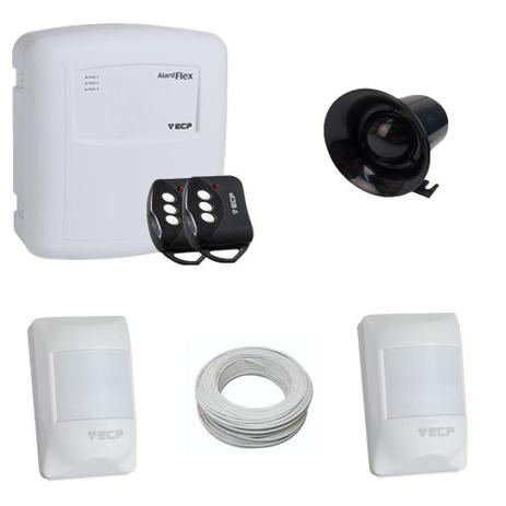 Kit Basic sistema de alarme 2 sensores de presença com fio- ECP Menor preço em Kit Basic sistema de alarme 2 sensores de presença com fio- ECP