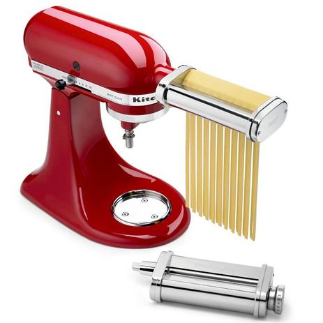 Kit Batedeira Stand Mixer + Set Pasta Fettuccine - Kitchenaid Menor preço em Kit Batedeira Stand Mixer + Set Pasta Fettuccine - Kitchenaid