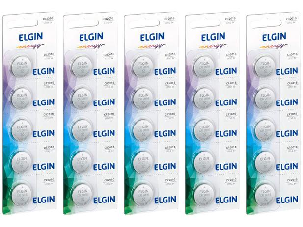 kit Bateria 3V Lithium Elgin CR2016 25 Unidades Menor preço em kit Bateria 3V Lithium Elgin CR2016 25 Unidades