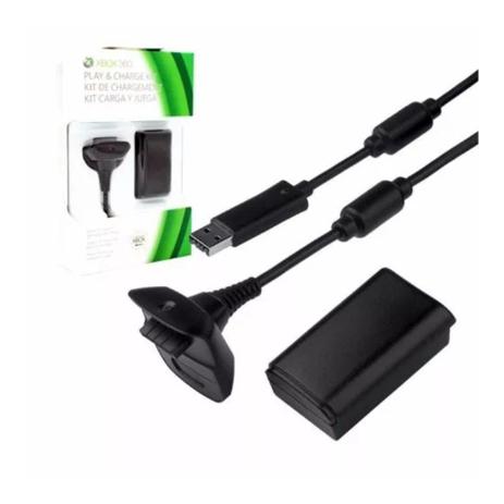 Kit Bateria Com Carregador Para Controle X-Box 360 - Diversos Menor preço em Kit Bateria Com Carregador Para Controle X-Box 360 - Diversos