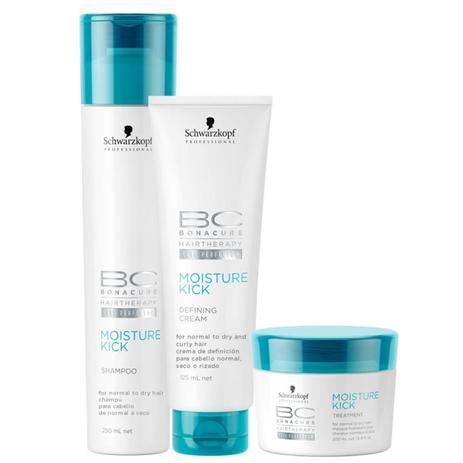 Kit BC Bonacure Moisture Kick Defining Schwarzkopf - Schwarzkopf professional Menor preço em Kit BC Bonacure Moisture Kick Defining Schwarzkopf - Schwarzkopf professional