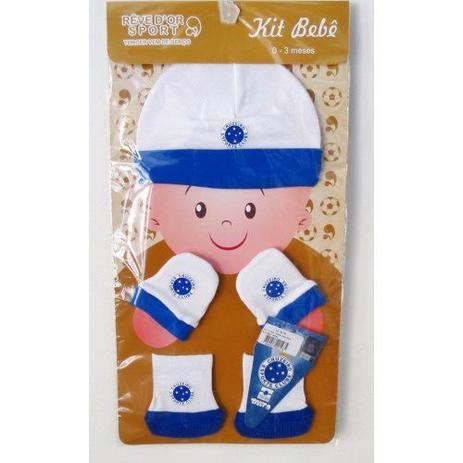 Kit Bebê 3 Pçs Cruzeiro Touca Luva e Meia Oficial - Revedor é boa?