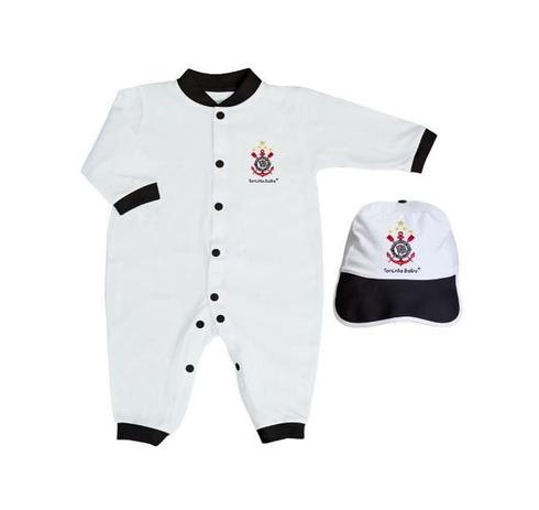 Kit Bebê Corinthians 2 Peças Longo - Torcida Baby Menor preço em Kit Bebê Corinthians 2 Peças Longo - Torcida Baby