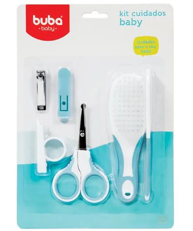 Kit Bebê Higiene Cuidados Azul Buba - Buba toys Menor preço em Kit Bebê Higiene Cuidados Azul Buba - Buba toys