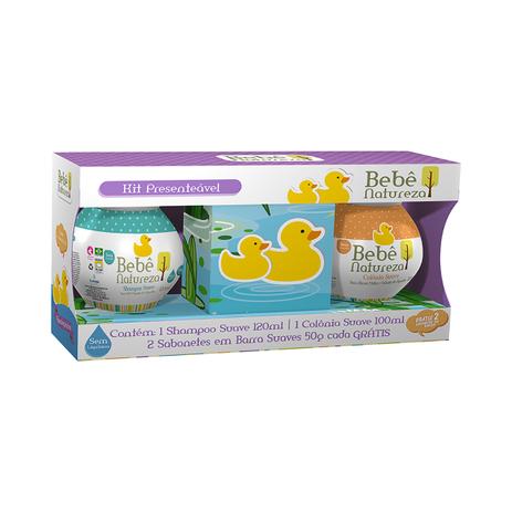 Kit bebê natureza patinho - sh + colônia 120ml + 2 sabonetes 50g - Biotropic Menor preço em Kit bebê natureza patinho - sh + colônia 120ml + 2 sabonetes 50g - Biotropic