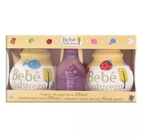 Kit bebê natureza shampoo, condicionador e sabonete líquido - Biotropic Menor preço em Kit bebê natureza shampoo, condicionador e sabonete líquido - Biotropic