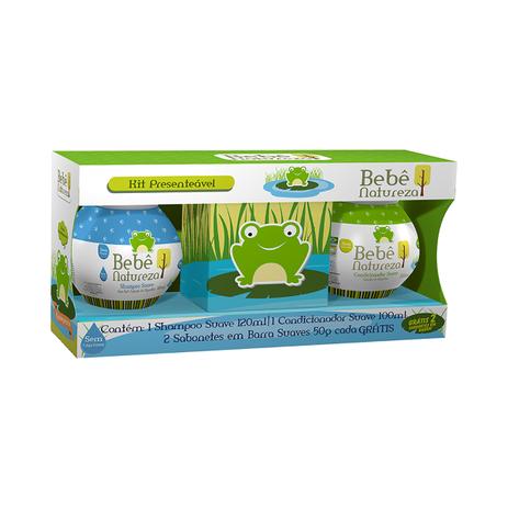 Kit bebê natureza suave - sh + cond 120ml + 2 sabonete barra 50g - Biotropic Menor preço em Kit bebê natureza suave - sh + cond 120ml + 2 sabonete barra 50g - Biotropic