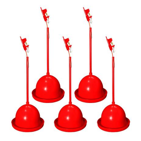 Kit Bebedouro Pendular Automático Aves 5 Unidades - Sgamaq Menor preço em Kit Bebedouro Pendular Automático Aves 5 Unidades - Sgamaq