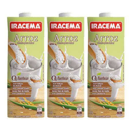 kit BEBIDA DE ARROZ IRACEMA - 03 X 1000ML - Globalbev é boa?