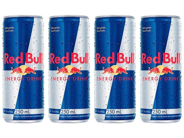 Kit Bebida Energética Red Bull Energy Drink - 250ml Cada 4 Unidades Menor preço em Kit Bebida Energética Red Bull Energy Drink - 250ml Cada 4 Unidades
