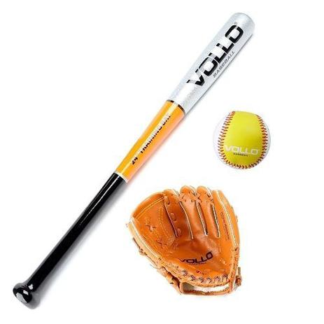Kit Beisebol Junior Vollo Taco Luva Bola - Baseball Completo Menor preço em Kit Beisebol Junior Vollo Taco Luva Bola - Baseball Completo