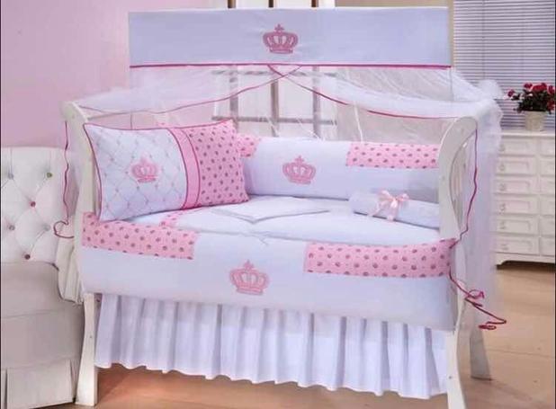 Kit Berço 10 Peças Com Cortina - Pérola Rosa - Mariana baby confecções é ruim? Kit Berço 10 Peças Com Cortina - Pérola Rosa - Mariana baby confecções é boa?