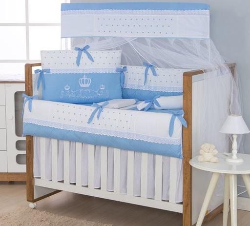 Kit Berço 100 Algodão 9 peças Harry (BRINDE CAPA DE BEBÊ CONFORTO) - I9 baby Menor preço em Kit Berço 100 Algodão 9 peças Harry (BRINDE CAPA DE BEBÊ CONFORTO) - I9 baby