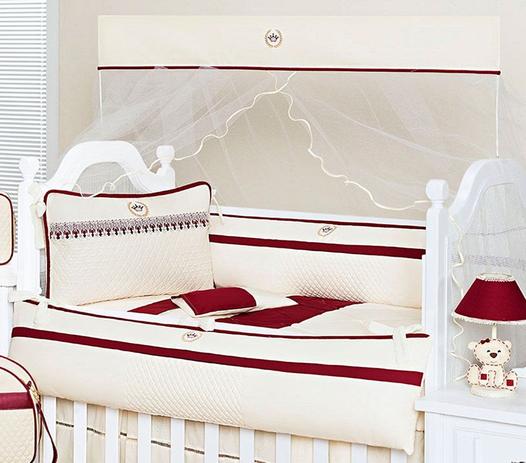 Kit Berço 8 Peças Luxo Coroa Trigo Matelasse Renda - Talismã Menor preço em Kit Berço 8 Peças Luxo Coroa Trigo Matelasse Renda - Talismã