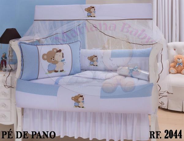 Kit Berço 9 Peças - Pé De Pano - Mariana baby confecções Menor preço em Kit Berço 9 Peças - Pé De Pano - Mariana baby confecções