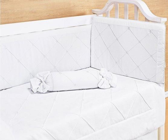 Kit Berço Americano Magia Branco 8 peças - Bebê enxovais Menor preço em Kit Berço Americano Magia Branco 8 peças - Bebê enxovais