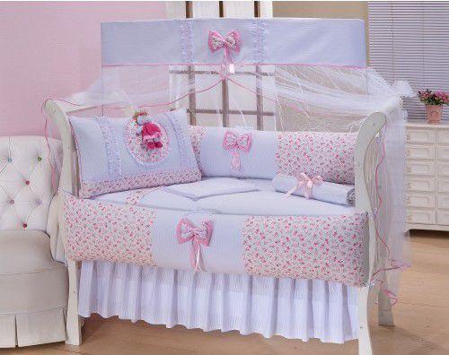 Kit Berço Americano para Meninas 10 peças Poly Rosa - I9 baby é boa?