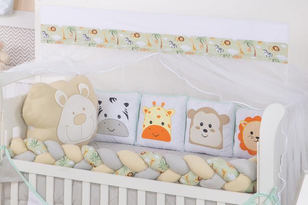 Kit Berço Americano Zoo Verde Safári Bebê Enxovais - Kits Enxoval para Berço  - Magazine Luiza