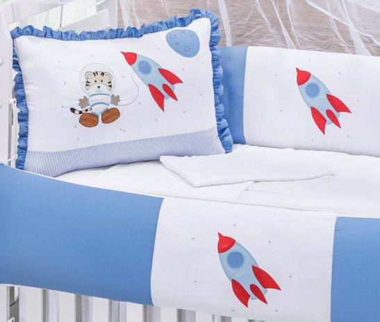 Kit Berço Astronauta 9 Peças - Imperial baby Menor preço em Kit Berço Astronauta 9 Peças - Imperial baby