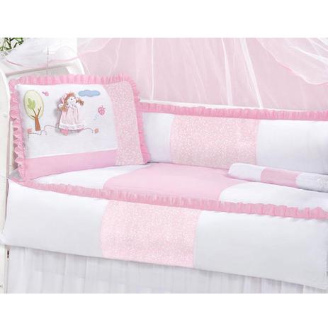 Kit Berço Baby 09 peças - Jardim - Laura baby Menor preço em Kit Berço Baby 09 peças - Jardim - Laura baby