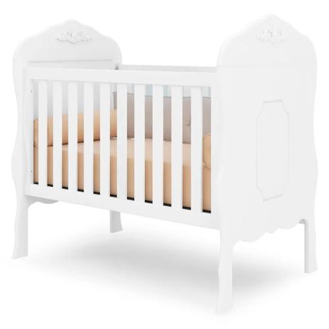 Kit Berço e Mini Cama - 3 em 1 - Realeza - Canaã e Colchão - Baby Luck Bordado - Luckspuma - Canaã móveis Menor preço em Kit Berço e Mini Cama - 3 em 1 - Realeza - Canaã e Colchão - Baby Luck Bordado - Luckspuma - Canaã móveis