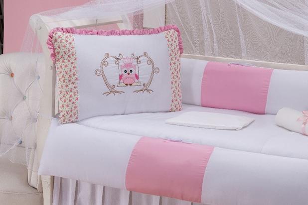Kit Berço Menina Coruja Rosa 9 Peças - Imperial baby é boa?