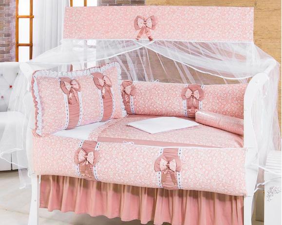 Kit Berço Menina Doce Encanto 10 Peças - Marias enxoval Menor preço em Kit Berço Menina Doce Encanto 10 Peças - Marias enxoval