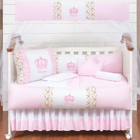 Kit berço modelo coroa com lençol de elástico conforto 12 peças lançamento - BruceBaby Bordados Menor preço em Kit berço modelo coroa com lençol de elástico conforto 12 peças lançamento - BruceBaby Bordados