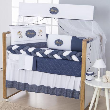 Kit berço trança príncipe ursinho azul Clearance