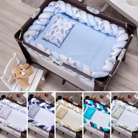 Kit Berço Portátil Desmontável Trança Camping Passeio Bebê Mini Berco  Portatil Protetor De Berço Masculino 4 Peças Vária - 5z - Berço Portátil /  Desmontável - Magazine Luiza