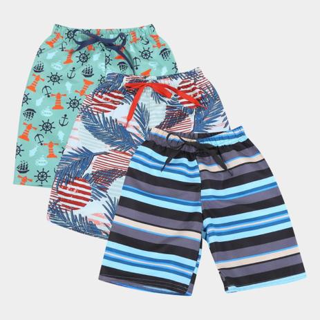 short de tactel infantil masculino
