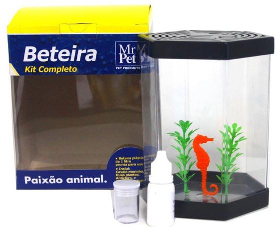 Kit Beteira Plástico Sextavada Mr Pet 1 lt Menor preço em Kit Beteira Plástico Sextavada Mr Pet 1 lt
