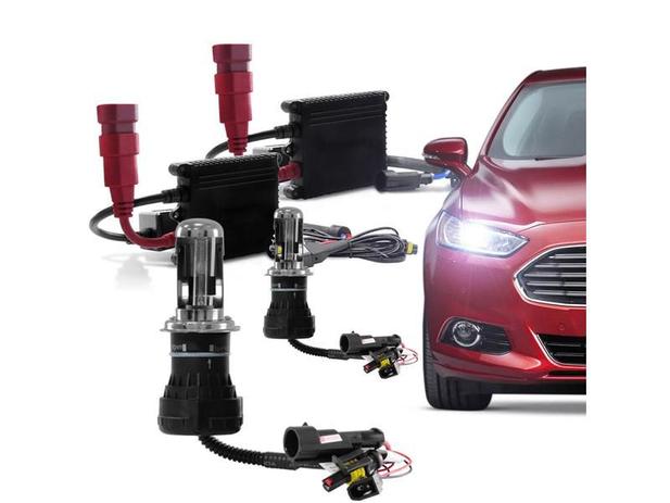 Kit Bi-Xenon Slim H4-3 6000K - Techone Menor preço em Kit Bi-Xenon Slim H4-3 6000K - Techone