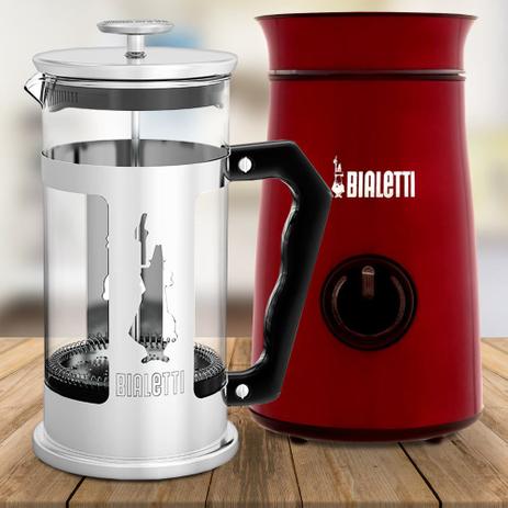 Kit Bialetti Prensa Francesa 350ml + Moedor Eletricity 220V Menor preço em Kit Bialetti Prensa Francesa 350ml + Moedor Eletricity 220V