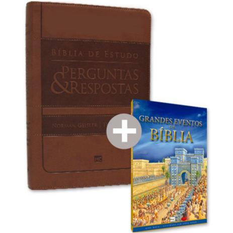 Kit Bíblia e Grandes Eventos da Bíblia - Marrom - Mundo cristão é boa?