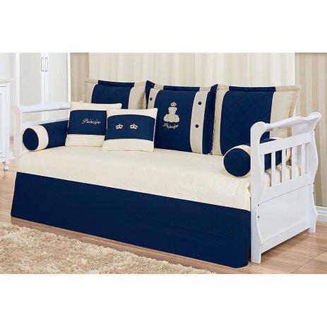 Kit Bicama Vicenzo 100 Algodão 08 peças Marinho - Giz de Cor é boa?