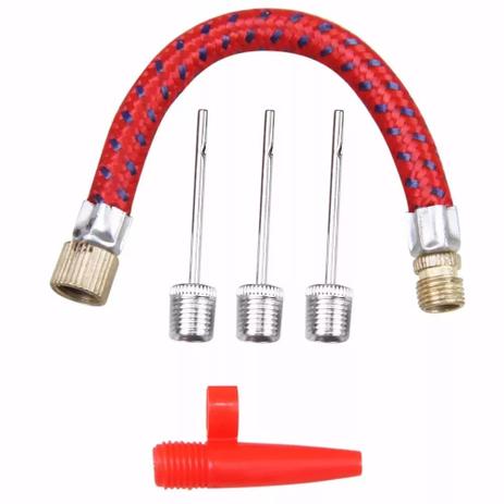 Kit Bicos Agulhas Para Encher Bolas Balões Pneus Adaptador - Nova Menor preço em Kit Bicos Agulhas Para Encher Bolas Balões Pneus Adaptador - Nova