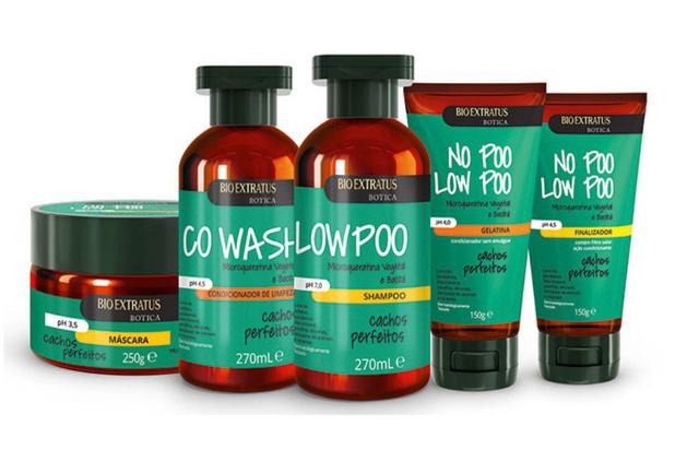 Kit Bio Extratus Botica cachos No poo low poo 5 produtos Menor preço em Kit Bio Extratus Botica cachos No poo low poo 5 produtos