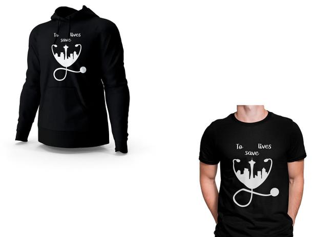 blusa de frio de grey's anatomy