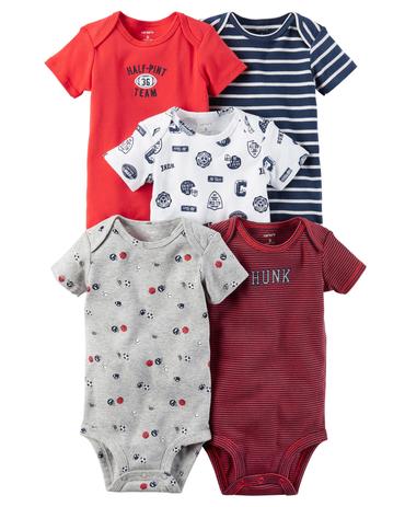 Kit Body Carters Com 5 Peças, Menino Menor preço em Kit Body Carters Com 5 Peças, Menino