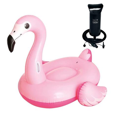 Kit Boia Flamingo Rosa Tamanho Grande-1979- Mor + Bomba Manual120200- Bel Lazer Menor preço em Kit Boia Flamingo Rosa Tamanho Grande-1979- Mor + Bomba Manual120200- Bel Lazer
