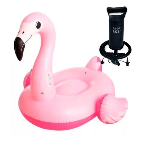 Kit Boia Flamingo Rosa Tamanho Médio-1976- Mor + Bomba Manual 120200- Bel Lazer Menor preço em Kit Boia Flamingo Rosa Tamanho Médio-1976- Mor + Bomba Manual 120200- Bel Lazer