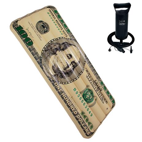 Kit Boia Inflável Especial Gigante -Dólar - 181500 + Bomba Manual120200- Belfix Menor preço em Kit Boia Inflável Especial Gigante -Dólar - 181500 + Bomba Manual120200- Belfix