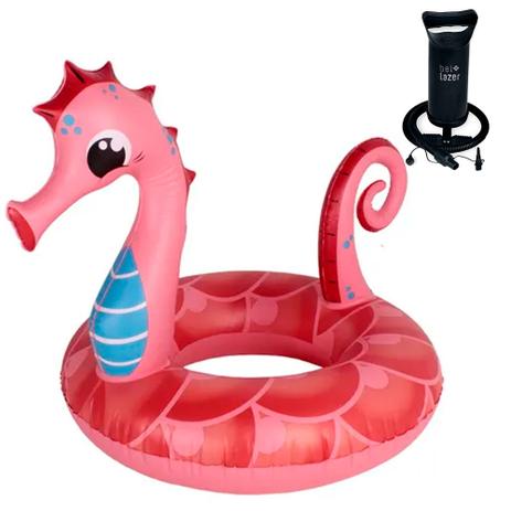 Kit Boia Inflável Gigante- Anel Cavalo Marinho-146800+Bomba Manual120200-Belfix Menor preço em Kit Boia Inflável Gigante- Anel Cavalo Marinho-146800+Bomba Manual120200-Belfix