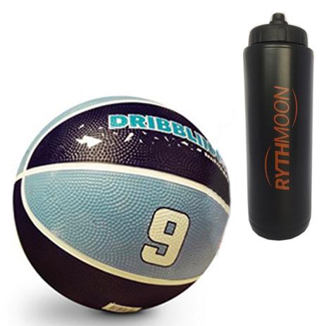 Kit Bola de Basquete Fama DRB Licenciada Oficial N7 Azul/Azul Claro + Squeeze Automático 1lt - Rythmoon Menor preço em Kit Bola de Basquete Fama DRB Licenciada Oficial N7 Azul/Azul Claro + Squeeze Automático 1lt - Rythmoon