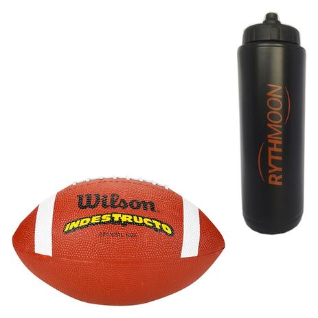 Kit Bola de Futebol Americano Top Notch Wilson + Squeeze Automático 1lt - Rythmoon Menor preço em Kit Bola de Futebol Americano Top Notch Wilson + Squeeze Automático 1lt - Rythmoon