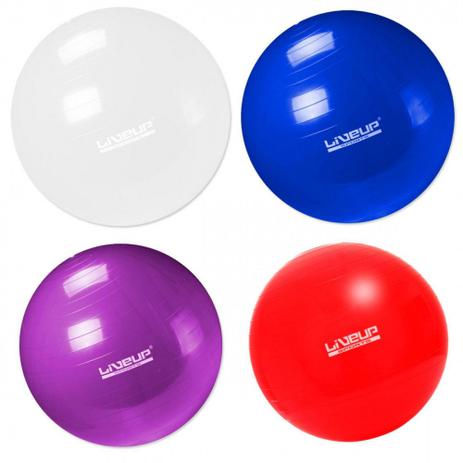 Kit Bolas Suicas com 1 de 45 Cm + 1 de 55 Cm + 2 de 65 Cm Liveup Menor preço em Kit Bolas Suicas com 1 de 45 Cm + 1 de 55 Cm + 2 de 65 Cm Liveup