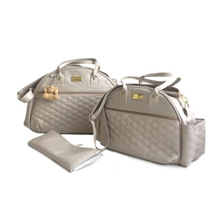 Kit Bolsa de Maternidade Chaveiro 3 peças Joybaby - Bege - Joy baby Menor preço em Kit Bolsa de Maternidade Chaveiro 3 peças Joybaby - Bege - Joy baby