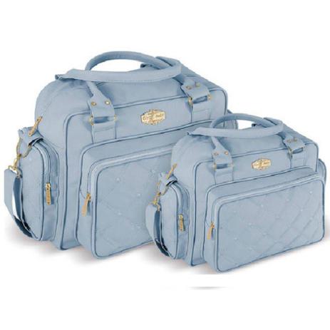 Kit Bolsa Maternidade Bebê Azul Claro Menino 20ol12 - Griff Menor preço em Kit Bolsa Maternidade Bebê Azul Claro Menino 20ol12 - Griff